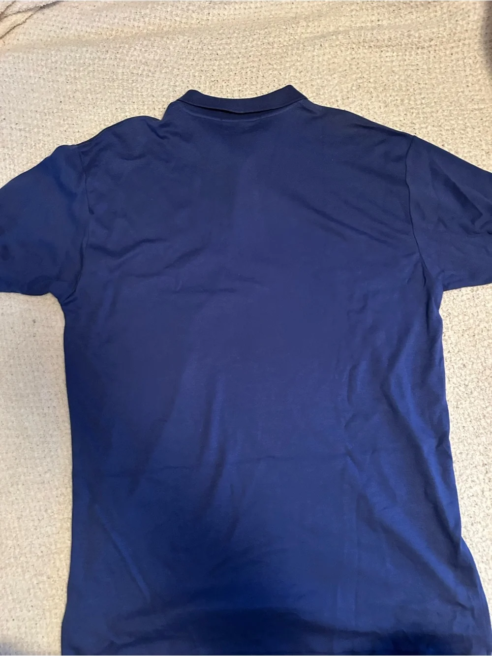 NWT Large vintage Polo Ralph Lauren blue polo tee Ralph Lauren crest embroidered
